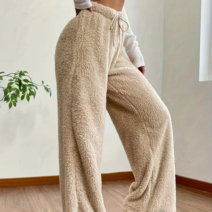 Wide Leg Lounge Pants for Women | Comfort & Warmth Sherpa