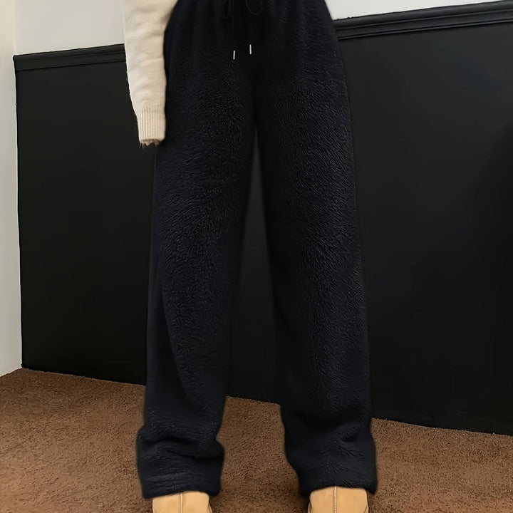 Wide Leg Lounge Pants for Women | Comfort & Warmth Sherpa
