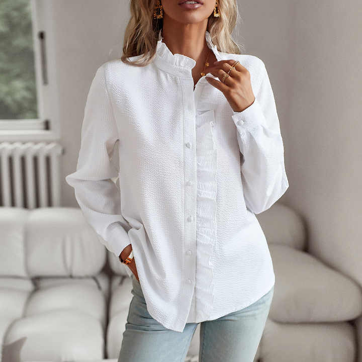 Cécile | Elegant pitkähihainen pusero - Hienostuneisuus ja mukavuus